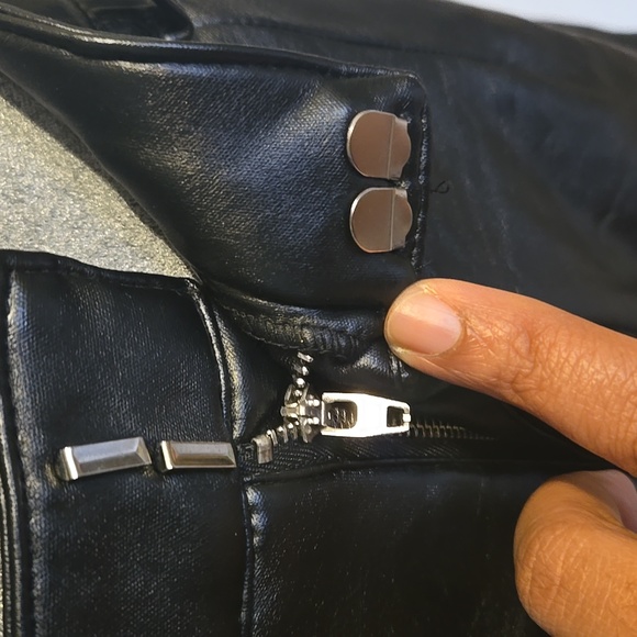 NEW Faux Leather Fashion Nova Shorts - Picture 5 of 10